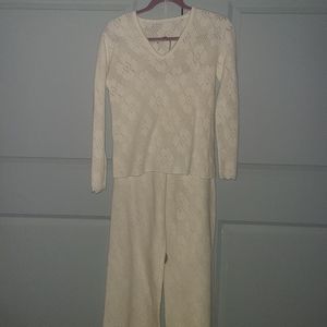 Knit 2 pics sweater/pant set